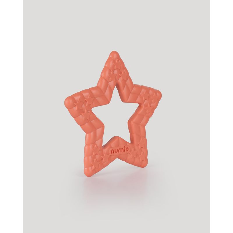 Jucarii, Copii si Bebe - Jucarii si jocuri - Jucarii bebelusi - Jucarii pentru dentitie - Jucarie dentitie Numio Stea, portocaliu, 3luni, LC - Infinity.ro