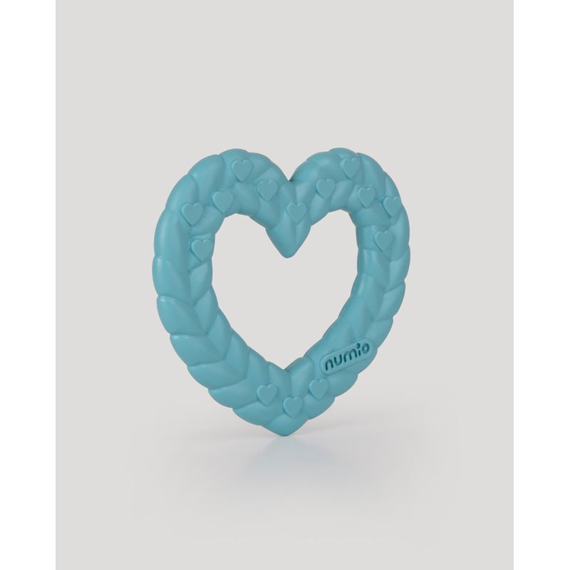 Jucarii, Copii si Bebe - Jucarii si jocuri - Jucarii bebelusi - Jucarii pentru dentitie - Jucarie dentitie Numio inima, albastru , 3luni, LC - Infinity.ro