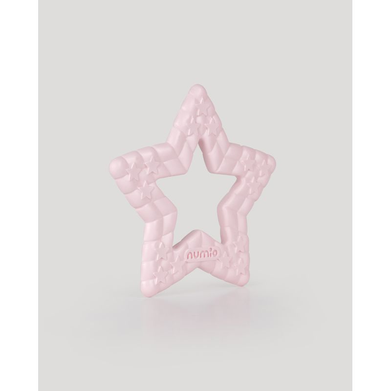Jucarii, Copii si Bebe - Jucarii si jocuri - Jucarii bebelusi - Jucarii pentru dentitie - Jucarie dentitie Numio Stea, roz, 3luni, LC - Infinity.ro