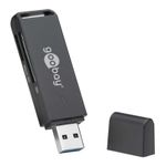 TV, Audio-Video si Foto - Aparate foto si accesorii - Accesorii foto si video - Card reader - Cititor card reader USB 3.0 pentru SDXC SDHC MicroSD si SD Goobay 58260 - Infinity.ro