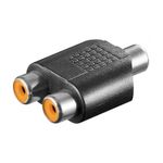 TV, Audio-Video si Foto - Accesorii TV si audio - Cabluri si adaptoare audio - Adaptor audio RCA mama - 2x RCA mama Goobay - Infinity.ro