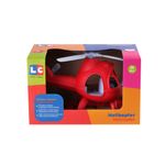 Jucarii, Copii si Bebe - Jucarii si jocuri - Vehicule si jucarii cu telecomanda - Elicoptere, avioane si nave de jucarie - Elicopter plastic, rosu, 24x16cm, LC - Infinity.ro