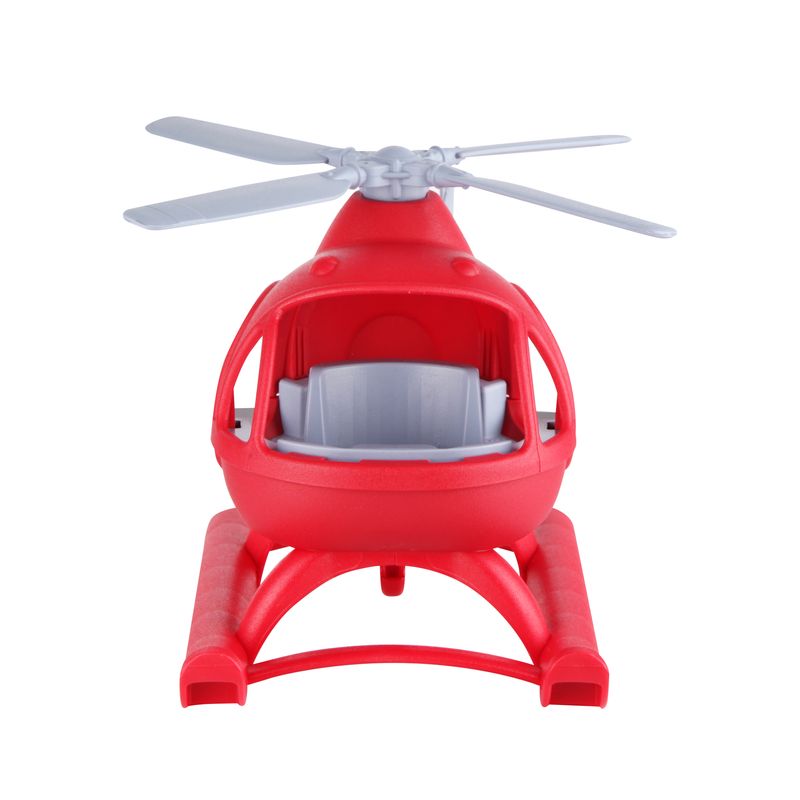 Jucarii, Copii si Bebe - Jucarii si jocuri - Vehicule si jucarii cu telecomanda - Elicoptere, avioane si nave de jucarie - Elicopter plastic, rosu, 24x16cm, LC - Infinity.ro