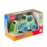 Jucarii, Copii si Bebe - Jucarii si jocuri - Vehicule si jucarii cu telecomanda - Utilaje constructie de jucarie - Buldoexcavator, verde, 19x12cm, LC - Infinity.ro