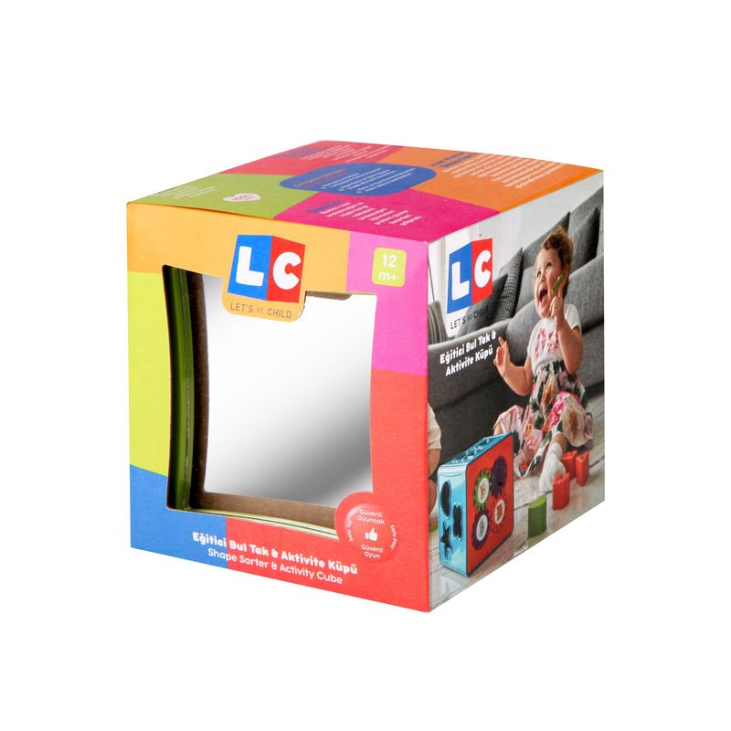 Jucarii, Copii si Bebe - Jucarii si jocuri - Jucarii & jocuri educative - Jucarii interactive - Jucarie interactiva, cub cu forme, verde, LC - Infinity.ro