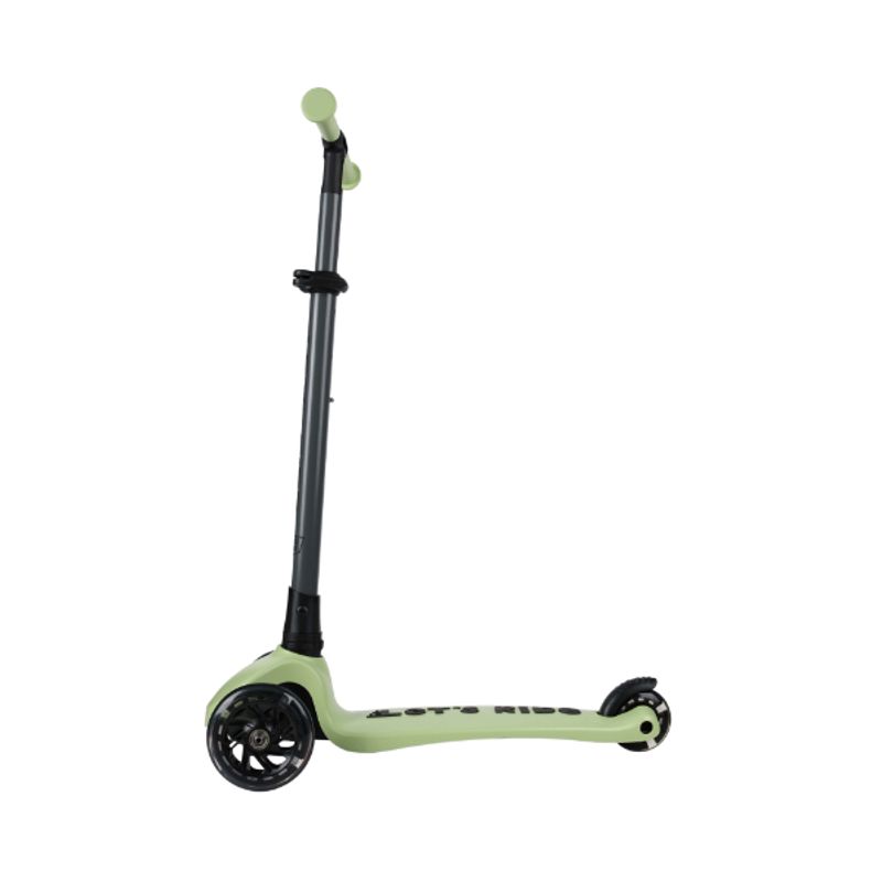 Sport si Outdoor - Role, trotinete si skateboard - Trotinete copii - Trotineta Ride Two Led, verde, 88cm, 50kg, LC - Infinity.ro