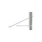 Casa si Gradina - Constructii - Feronerie si accesorii - Suruburi, dibluri si accesorii uz general - Coliere plastic de strangere cabluri 365x3.5 mm transparent interior-exterior 100buc Goobay - Infinity.ro