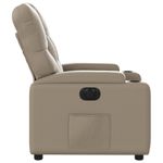 Casa si Gradina - Mobilier - Scaune si fotolii - Fotolii - Fotoliu rabatabil electric, cappuccino, piele ecologica - Infinity.ro