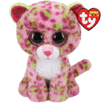 Jucarii, Copii si Bebe - Jucarii si jocuri - Jucarii de plus - Plus ty 24cm leopard roz - Infinity.ro