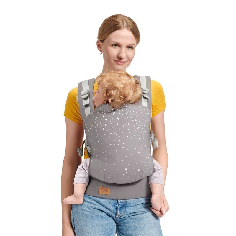 Jucarii, Copii si Bebe - Carucioare si articole de transport - Marsupii si hamuri bebe - Marsupiu ergonomic kinderkraft nino, pana la 20 kg, confetti grey - Infinity.ro