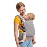 Jucarii, Copii si Bebe - Carucioare si articole de transport - Marsupii si hamuri bebe - Marsupiu ergonomic kinderkraft nino, pana la 20 kg, confetti grey - Infinity.ro
