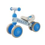 Sport si Outdoor - Ciclism - Biciclete pentru copii - Bicicleta fara pedale, cu roti duble, pentru copii, Blue Bello, LeanToys, 5263 - Infinity.ro