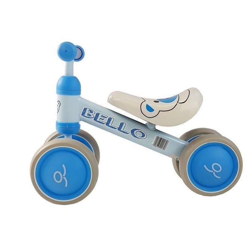 Sport si Outdoor - Ciclism - Biciclete pentru copii - Bicicleta fara pedale, cu roti duble, pentru copii, Blue Bello, LeanToys, 5263 - Infinity.ro