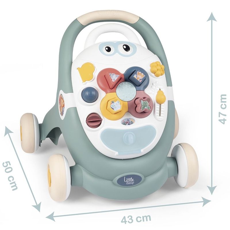 Jucarii, Copii si Bebe - Carucioare si articole de transport - Premergatoare - Premergator Smoby Trotty Walker 3 in 1 verde - Infinity.ro