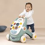 Jucarii, Copii si Bebe - Carucioare si articole de transport - Premergatoare - Premergator Smoby Trotty Walker 3 in 1 verde - Infinity.ro