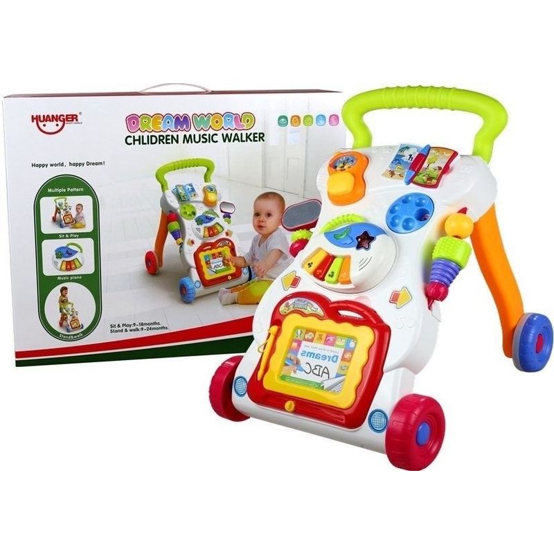 Jucarii, Copii si Bebe - Carucioare si articole de transport - Premergatoare - Antepremergator multifunctional pentru bebe, cu centru de activitati, multicolor, LeanToys, 2222 - Infinity.ro