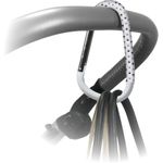 Jucarii, Copii si Bebe - Carucioare si articole de transport - Accesorii transport copii - Carlig universal pentru carucior Dooky Light Grey Crown - Infinity.ro