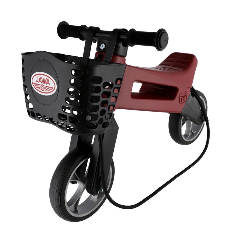 Sport si Outdoor - Ciclism - Biciclete pentru copii - Bicicleta fara pedale cu cosulet pentru ghidon Funny Wheels Rider SUPERSPORT 2 in 1 JAWA Exclusiv - Infinity.ro