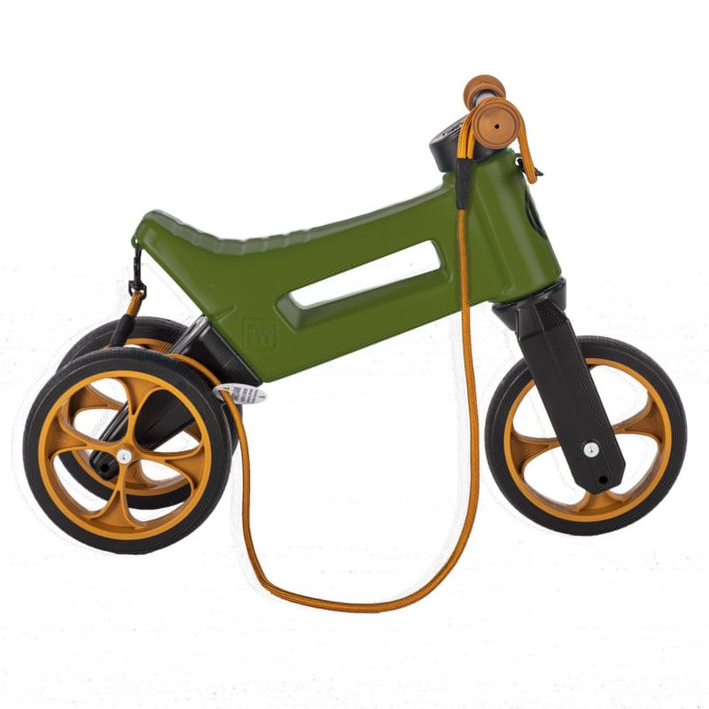 Sport si Outdoor - Ciclism - Biciclete pentru copii - Bicicleta fara pedale Funny Wheels Rider SuperSport 2 in 1 Khaki - Infinity.ro