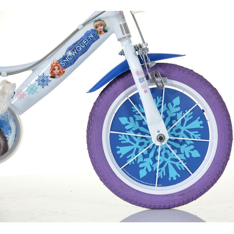 Sport si Outdoor - Ciclism - Biciclete pentru copii - Bicicleta copii Dino Bikes 16' Snow Queen - Infinity.ro