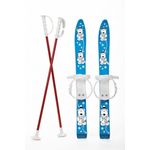 Sport si Outdoor - Sporturi de iarna - Sanius - Schiuri mici pentru copii, marmat, albastre, 70 cm - Infinity.ro