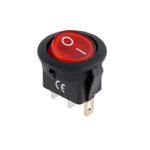 Casa si Gradina - Electrice - Distributie electrica si comanda - Intrerupatoare - Intrerupator 12V 20A ON-OFF 3 pini rosu IRS 101 cu retinere - Infinity.ro