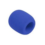 TV, Audio-Video si Foto - Instrumente muzicale - Accesorii instrumente muzicale - Burete microfon albastru mare 75x60mm Azusa MIK1574C - Infinity.ro