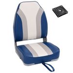 Auto si Moto - Ambarcatiuni - Piese pentru ambarcatiuni - Set cu scaun pentru barca, pliabil, 2 piese, spatar inalt, model cu pivotare - Infinity.ro