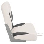 Auto si Moto - Ambarcatiuni - Piese pentru ambarcatiuni - Set scaun pliabil de barca, 2 piese, spatar mic/centura fixare, model cu pivotare - Infinity.ro