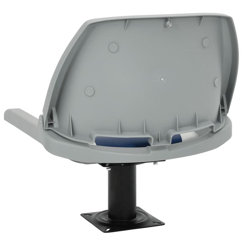 Auto si Moto - Ambarcatiuni - Piese pentru ambarcatiuni - Set scaun pliabil pentru barca, albastru si alb, 48x51x41 cm - Infinity.ro