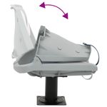 Auto si Moto - Ambarcatiuni - Piese pentru ambarcatiuni - Set scaun pliabil pentru barca, albastru si alb, 48x51x41 cm - Infinity.ro