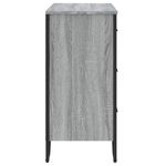 Casa si Gradina - Mobilier - Comode si corpuri - Comode - Comoda cu sertare, gri sonoma 91x35,5x74,5 cm lemn prelucrat - Infinity.ro