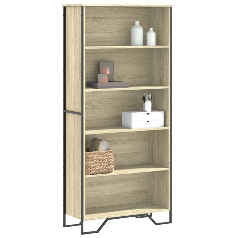 Casa si Gradina - Mobilier - Biblioteci si rafturi - Biblioteci - Biblioteca, stejar sonoma, 80x31x169 cm, lemn prelucrat - Infinity.ro