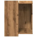 Petshop - Accesorii petshop - Jucarii animale - Ansambluri de joaca - Cutie litiera pisici stejar artizanal 42x42x51cm lemn prelucrat - Infinity.ro