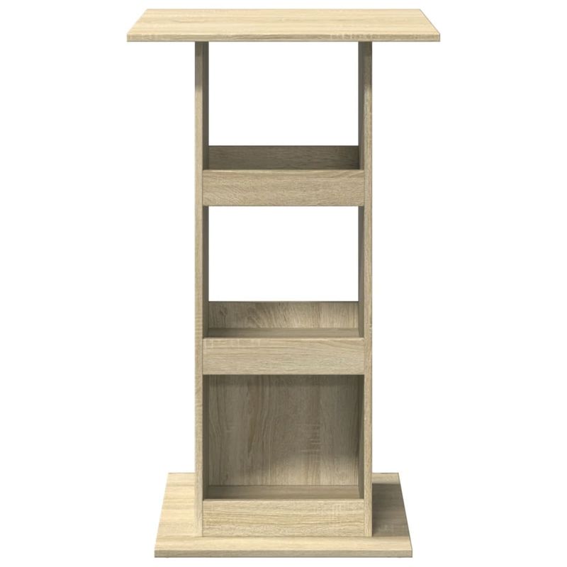Casa si Gradina - Mobilier - Mese si birouri - Mese bucatarie si dining - Masa bar cu depozitare stejar sonoma 60x60x102cm lemn prelucrat - Infinity.ro