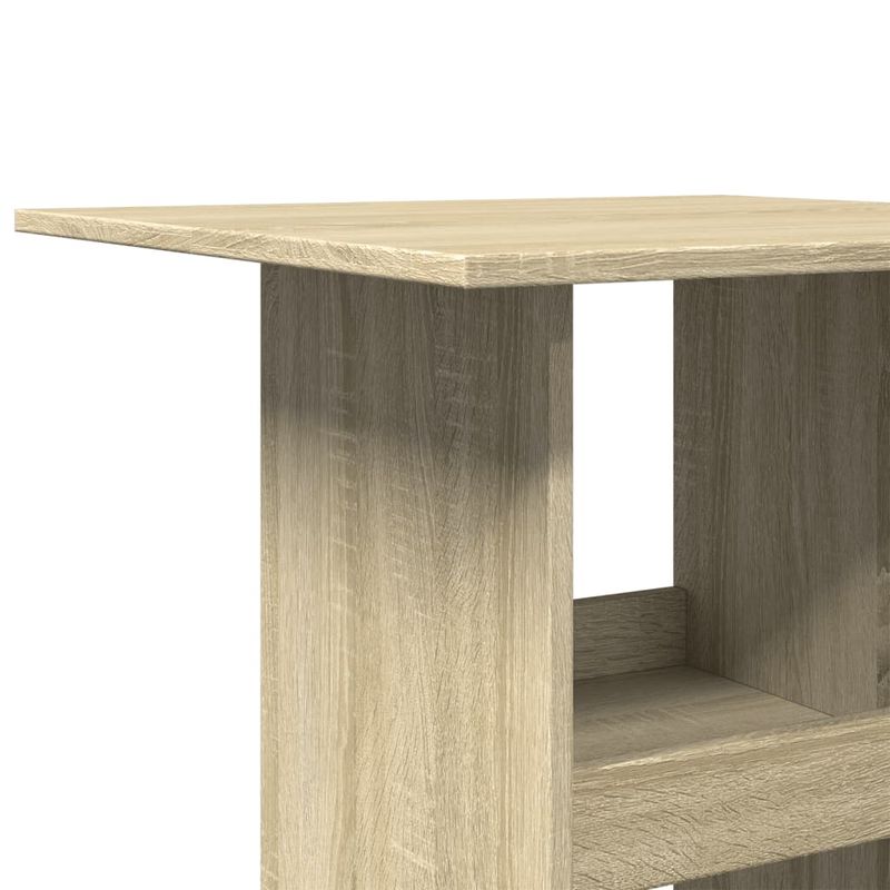 Casa si Gradina - Mobilier - Mese si birouri - Mese bucatarie si dining - Masa bar cu depozitare stejar sonoma 60x60x102cm lemn prelucrat - Infinity.ro