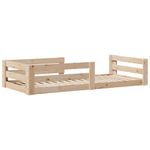 Casa si Gradina - Mobilier - Paturi si accesorii - Paturi - Cadru pat fara saltea, 80x190 cm, lemn masiv de pin - Infinity.ro