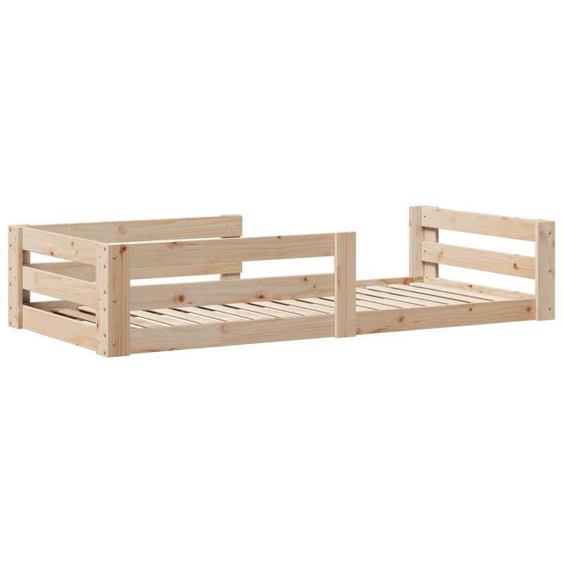 Casa si Gradina - Mobilier - Paturi si accesorii - Paturi - Cadru pat fara saltea, 80x190 cm, lemn masiv de pin - Infinity.ro