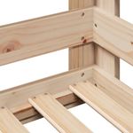 Casa si Gradina - Mobilier - Paturi si accesorii - Paturi - Cadru pat fara saltea, 80x190 cm, lemn masiv de pin - Infinity.ro