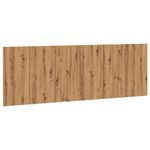 Casa si Gradina - Mobilier - Paturi si accesorii - Accesorii paturi - Tablie pat de perete lemn artizanal 240x1,5x80 cm lemn compozit - Infinity.ro