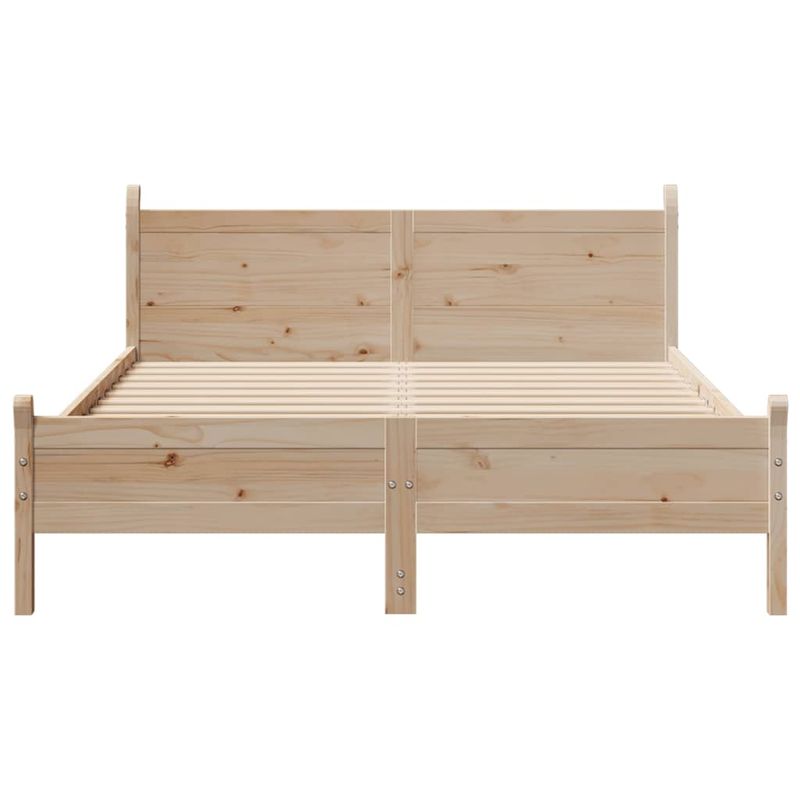 Casa si Gradina - Mobilier - Paturi si accesorii - Paturi - Cadru de pat fara saltea, 120x200 cm, lemn masiv pin - Infinity.ro