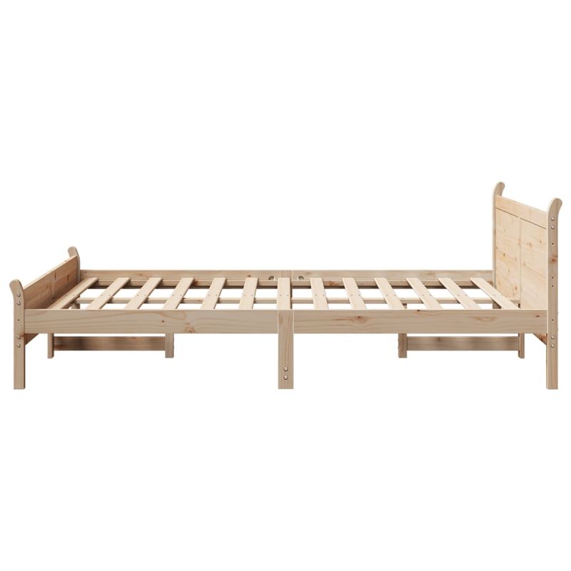 Casa si Gradina - Mobilier - Paturi si accesorii - Paturi - Cadru de pat fara saltea, 120x200 cm, lemn masiv pin - Infinity.ro