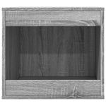 Petshop - Ingrijire si Igiena - Litiere si accesorii - Litiere acoperite - Cutie litiera pisici sonoma gri 47x59x42 cm lemn prelucrat - Infinity.ro
