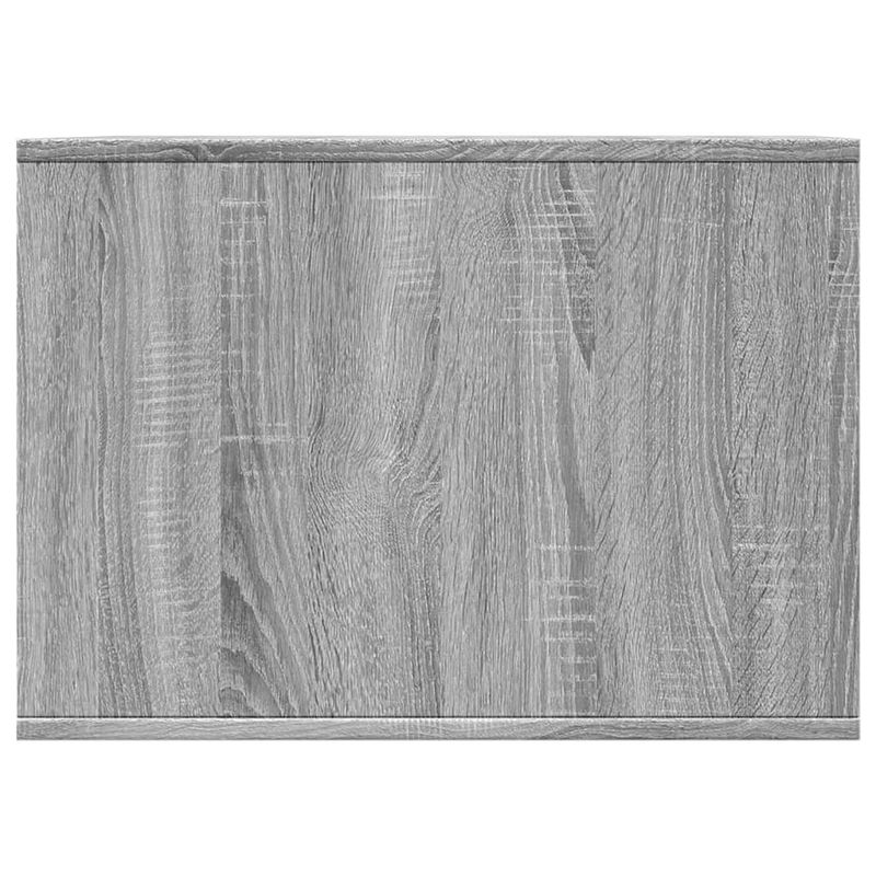 Petshop - Ingrijire si Igiena - Litiere si accesorii - Litiere acoperite - Cutie litiera pisici sonoma gri 47x59x42 cm lemn prelucrat - Infinity.ro