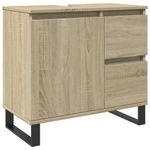 Casa si Gradina - Mobilier - Mobilier baie - Comode baie - Dulap de baie, stejar sonoma, 65x33x60 cm, lemn prelucrat - Infinity.ro