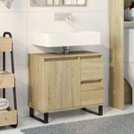 Casa si Gradina - Mobilier - Mobilier baie - Comode baie - Dulap de baie, stejar sonoma, 65x33x60 cm, lemn prelucrat - Infinity.ro