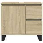 Casa si Gradina - Mobilier - Mobilier baie - Comode baie - Dulap de baie, stejar sonoma, 65x33x60 cm, lemn prelucrat - Infinity.ro