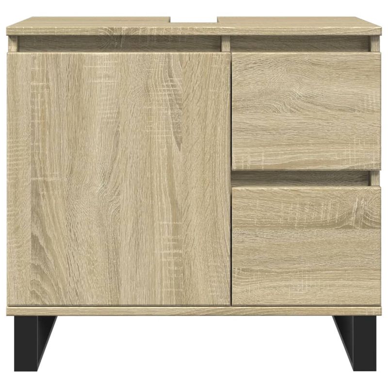 Casa si Gradina - Mobilier - Mobilier baie - Comode baie - Dulap de baie, stejar sonoma, 65x33x60 cm, lemn prelucrat - Infinity.ro