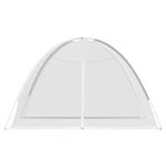 Sport si Outdoor - Camping - Accesorii camping si drumetii - Plasa tantari Mongolia cu usi, 220 ochiuri alb 200x200x130 cm - Infinity.ro