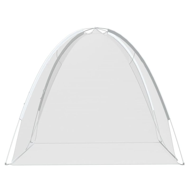 Sport si Outdoor - Camping - Accesorii camping si drumetii - Plasa tantari Mongolia cu usi, 220 ochiuri alb 200x200x130 cm - Infinity.ro